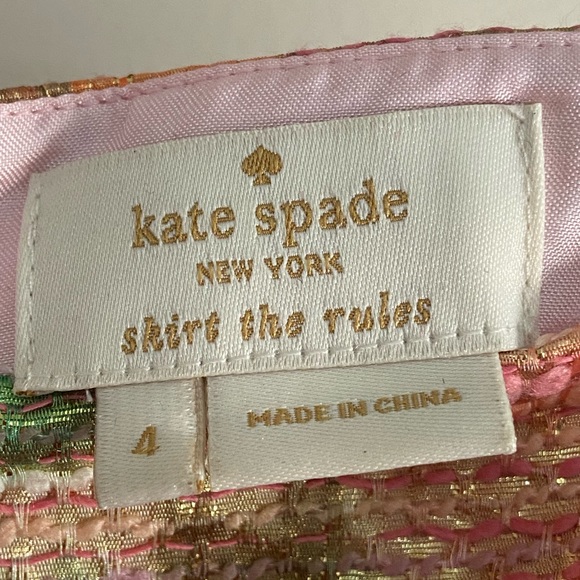 Multi-color floral Kate Spade skirt in size 4 - Picture 3 of 5